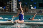 Swimming vs Babson  Wheaton College Swimming vs Babson College. - Photo By: KEITH NORDSTROM : Wheaton, Swimming, Babson